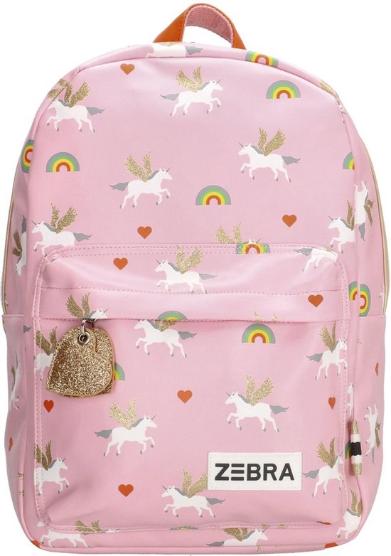 Zebra Trends Girls Rugzak M Unicorn Love pink | bol.com