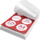 ACROPAQ Lamineerhoezen A4 - Transparant - 125 micron - 100 stuks