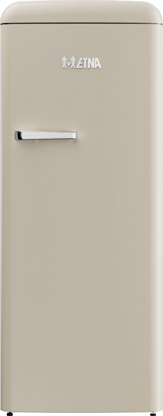 Koelkast: ETNA KVV7154BEI - Retro koelkast met vriesvak - Beige - 154 cm, van het merk ETNA