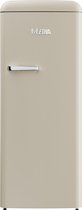 ETNA KVV7154BEI - Retro koelkast met vriesvak - Beige - 154 cm