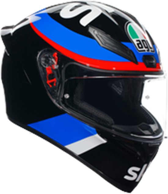 Agv K1 S E2206 Vr46 Sky Racing Team Black Red 023 2XL - Maat 2XL - Helm