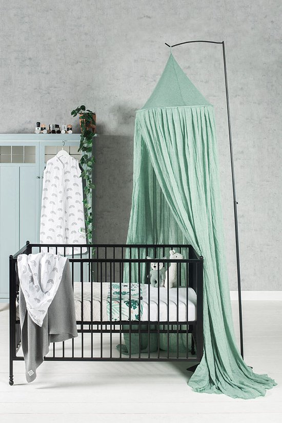 Jollein - Piekstok Klamboe (Zwart) - IJzer - Piekstok, Klamboe Baby — afbeelding 3