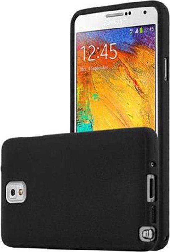 Coque Cadorabo pour Samsung Galaxy NOTE 3 en FROST BLACK - Housse de protection en silicone TPU flexible