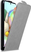 Cadorabo Hoesje geschikt voor Samsung Galaxy A71 4G in TITANIUM GRIJS - Beschermhoes in flip design Case Cover met magnetische sluiting