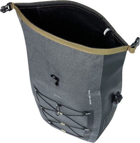 Basil Navigator Storm Enkele Fietstas - L - 25-31 Liter - Waterdicht - Zwart van Basil — afbeelding 4