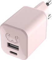 Fresh 'n Rebel Mini Charger USB-C + A PD // 30W - Smokey Pink