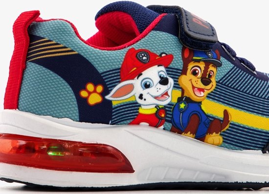 Paw Patrol jongens sneakers met lichtjes - Blauw - Maat 28 | bol.com