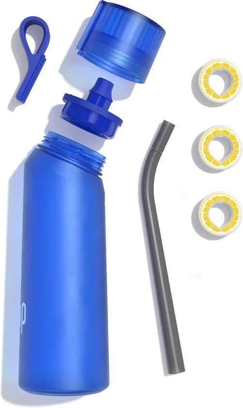 Air Up Drinking bottle starter kit Royal Blue Comprenant 3 dosettes