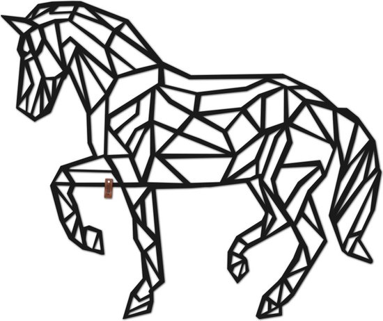 FBRK. Geometrische Dressuur Paard - Wood