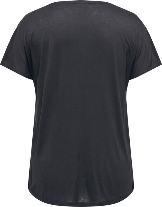 ONLY CARMAKOMA Damen-T-Shirt In Übergröße – Aus Umweltfreundlichem LENZING ECOVERO Viskose, Kurzärmlig, Rundhals