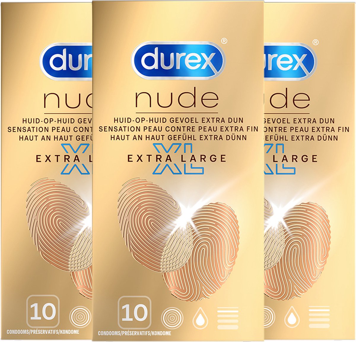 Durex Condooms Nude XL 10st x3 | bol