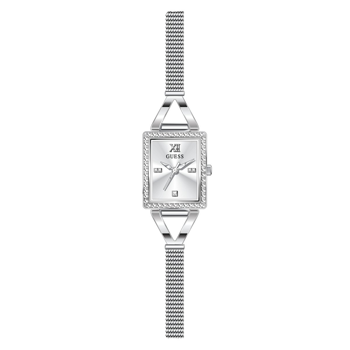 GUESS GW0400L1 dames horloge 22 mm - zilverkleurig