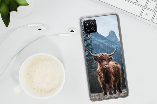 Coque Samsung Galaxy A12 - Scottish Highlander - Animaux - Paysage - Siliconen