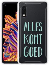 Hoesje Geschikt voor Samsung Galaxy Xcover Pro Alles Komt Goed