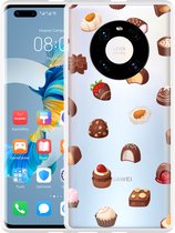 Huawei Mate 40 Pro Hoesje Chocolates Designed by Cazy
