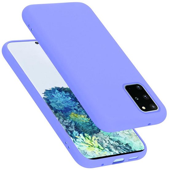 Cadorabo Hoesje geschikt voor Samsung Galaxy S20 PLUS in LIQUID LICHT PAARS - Beschermhoes gemaakt van flexibel TPU silicone Case Cover