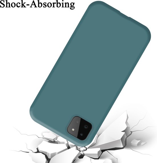 Cadorabo Hoesje geschikt voor Samsung Galaxy A22 5G in LIQUID GROEN - Beschermhoes gemaakt van flexibel TPU silicone Case Cover