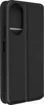 Hoes Geschikt voor Honor X7 klep portefeuille, video standaard zwart