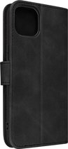 Folio-hoes Geschikt voor Apple iPhone 13 Mini Forcell Tender Book Zwart