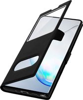 Geschikt voor Samsung Galaxy Note 10 Vensterhoes met Video Support zwart