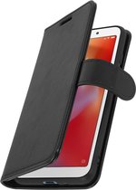 Geschikt voor Xiaomi Redmi 6A Wallet Case Kaarthouder zwart