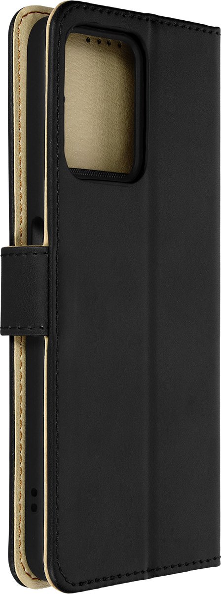 Tactical, Hoesje Geschikt voor Realme C35 et Narzo 50A Prime met Pasjeshouder en Standfunctie, Zwart