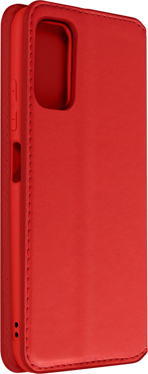 Hoes Geschikt voor Xiaomi Note 10 5G/M3 Pro klep portefeuille, video standaard rood