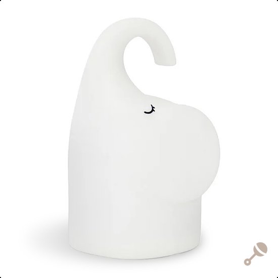 Olifantenlampje - Draadloos Nachtlampje Kinderen - Tafellamp Slaapkamer - Baby - Slaapkamer - Nachtlampjes - Olifanten Lampje - Olifantenlampje - Nachtkast Lamp - Nachtlampje Olifant