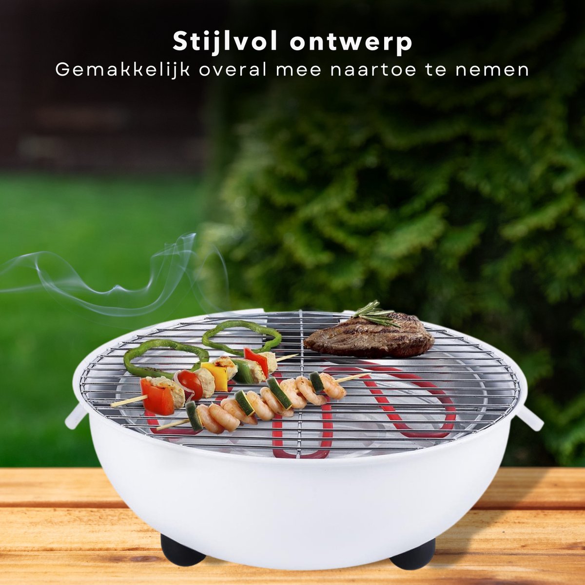Cheqo® Elektrische Barbecue Elektrische BBQ Barbecue Elektrisch