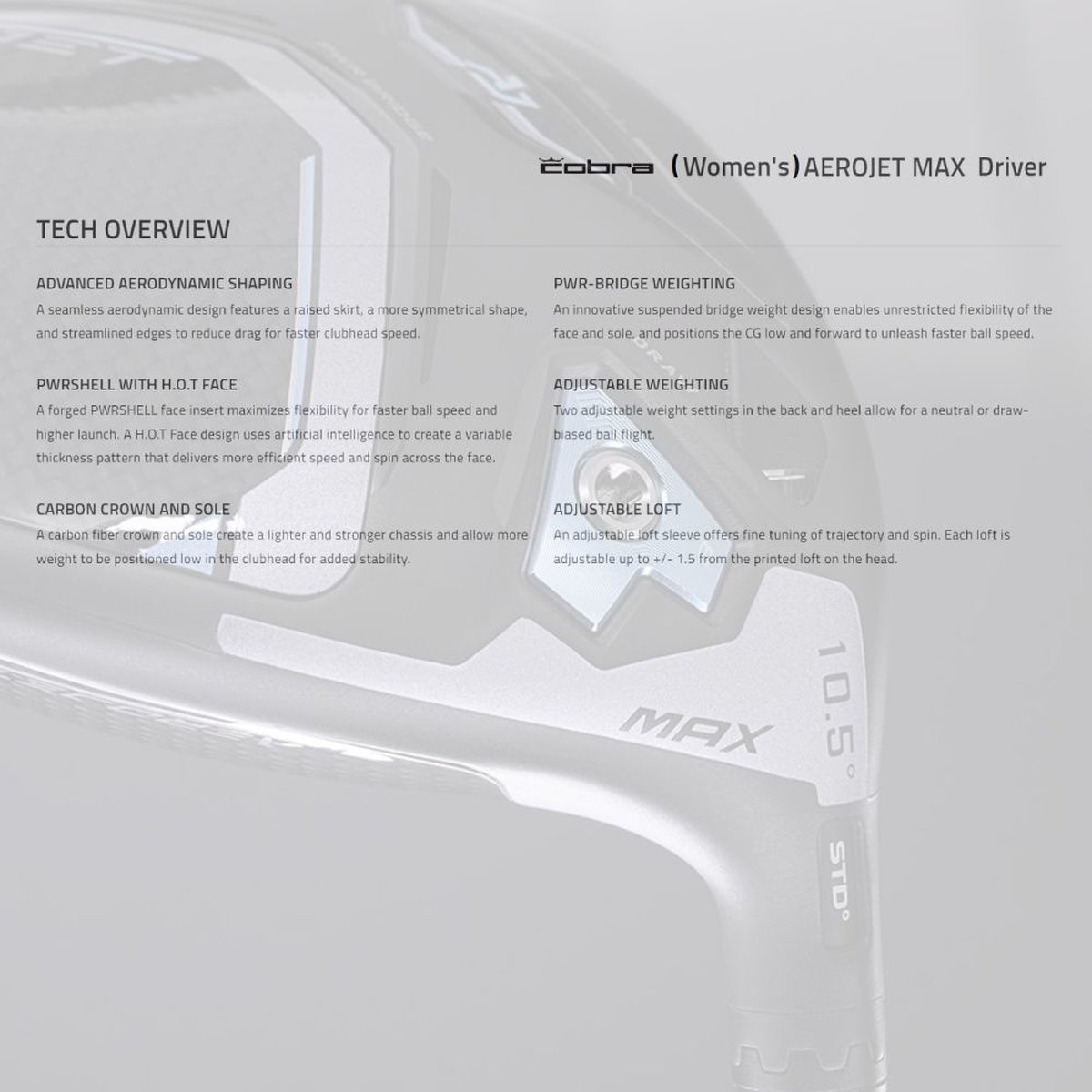 Gaucher Cobra AéroJet Driver / Flex Stiff / Loft 9