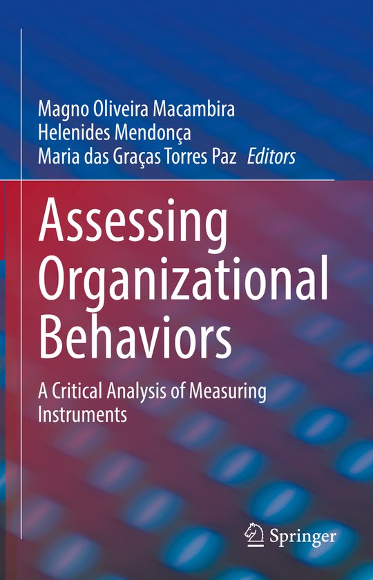 Assessing Organizational Behaviors - cover