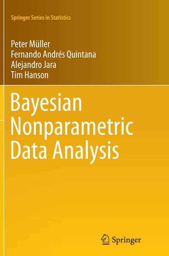 Bayesian Nonparametric Data Analysis - cover