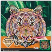 Grafix Peinture de diamants toile tigre 30x30cm