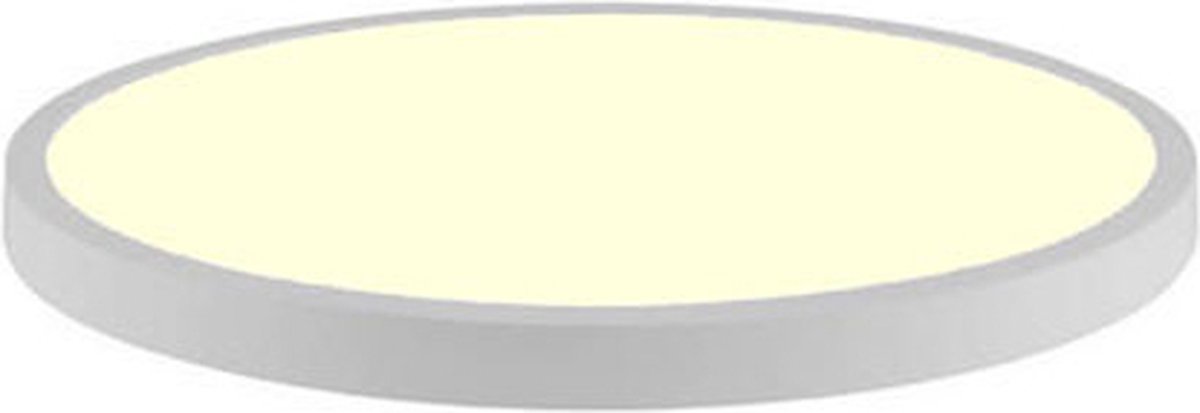LED Paneel - Ø30 Warm Wit 3000K - 28W Opbouw Rond - Mat Wit - Flikkervrij