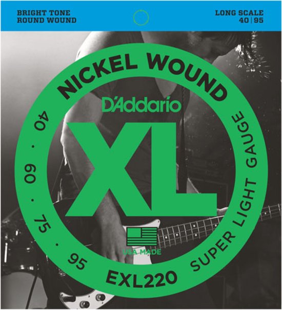 D’Addario EXL220 bassnaren 040-095