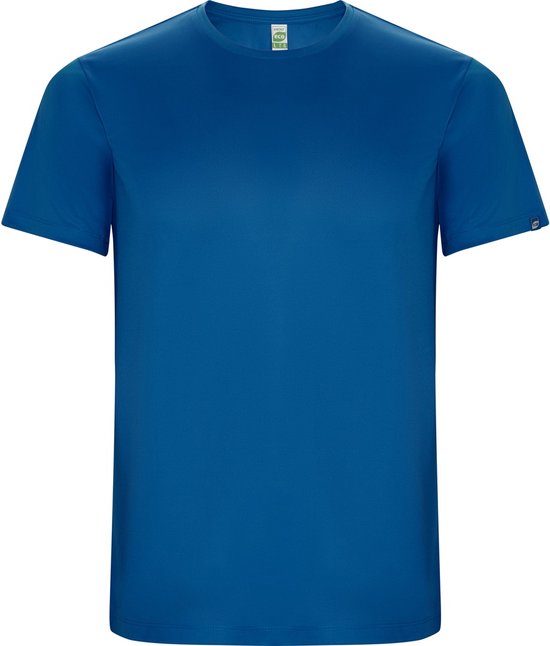 chemise de sport ECO bleu cobalt unisexe manches courtes 'Imola' marque Roly taille 164 / 16