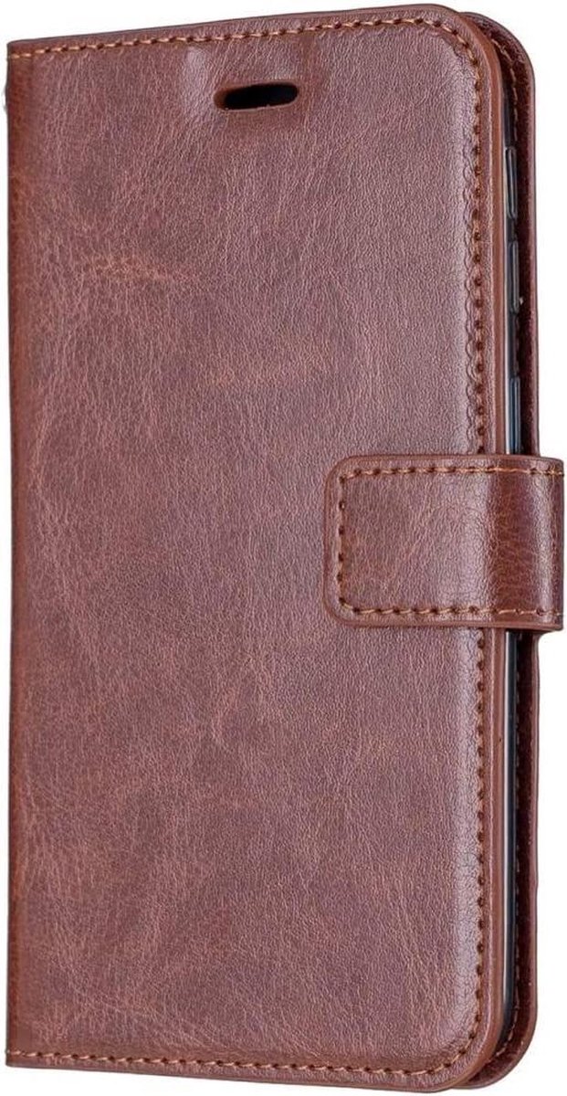 Portemonnee Book Case Hoesje Geschikt voor: iPhone 11 Pro - bruin