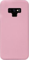 - ADEL Siliconen Back Cover Softcase Hoesje Geschikt voor Samsung Galaxy Note 9 - Roze