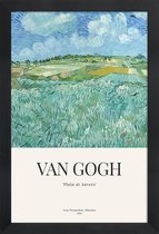 JUNIQE - Poster met houten lijst Van Gogh - Plain Near Auvers (1890)