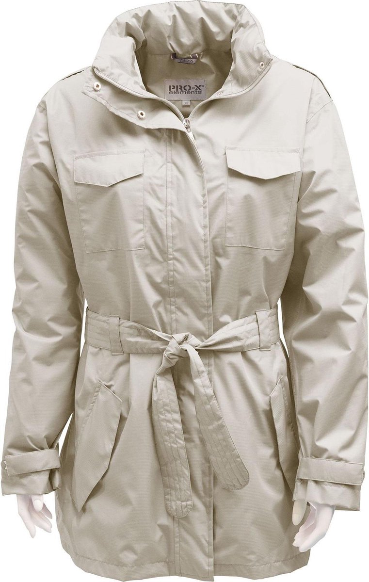 Pro-x Elements Trenchcoat Jessica Dames Polyester Beige
