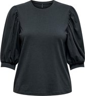 Only T-shirt Onynovie Life 2/4  Top Jrs 15216722 Blue Graphite Dames Maat - L