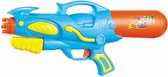 Waterpistool/waterpistolen blauw/oranje 50 cm