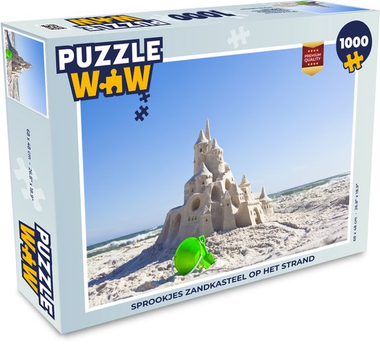 Puzzel Sprookjes zandkasteel op het strand - Legpuzzel - Puzzel 1000  stukjes volwassenen | bol.com