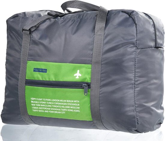 Reistas kledingzak opvouwbaar - Kleding Foldybag 2 in 1 Carry on Garment Duffle Bag - Waterdichte kledingtas voor dames en heren - Omvormbare handbagage kostuumtas voor reizen (Zwart B