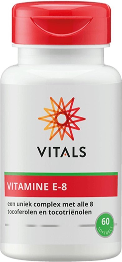 Onbekwaamheid consultant Frustratie Vitals Vitamine E-8 Voedingssupplementen - 60 softgels | bol.com