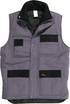 Gevavi Workwear - GW21 Werkjas - Bodywarmer Winddicht - Grijs - Maat XXL