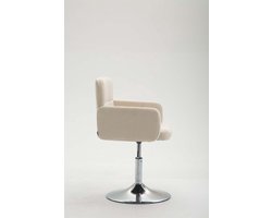 CLP Los Angeles Loungestoel - Fauteuil - Stof - creme