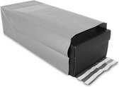 Plastic Verzendzakken 20+14x47 cm Zilver (125 st.)