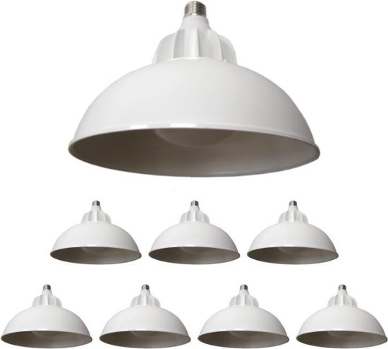 LED Bell lamp E27 50W 220V 120 ° (8 stuks) - Warm wit licht - Overig - Pack de 8 - Wit Chaud 2300K - 3500K - SILUMEN