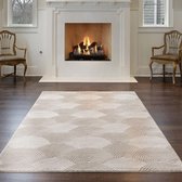MION MODERN BEIGE VLOERKLEED HALVE CIRKELS